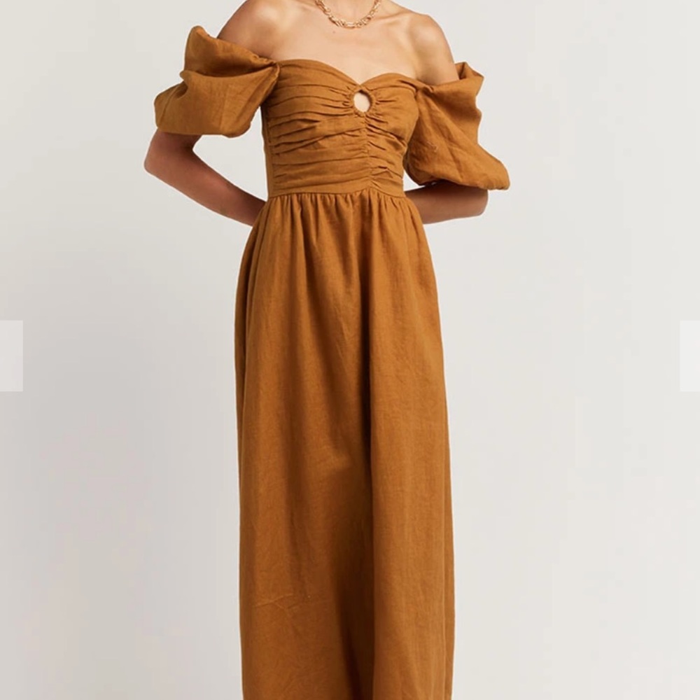 DISSH - Malik Tangering Linen Dress *size US 06